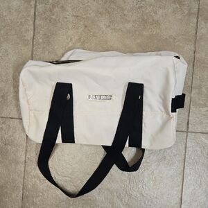 jean paul gaultier Cream and Black Men's Bag